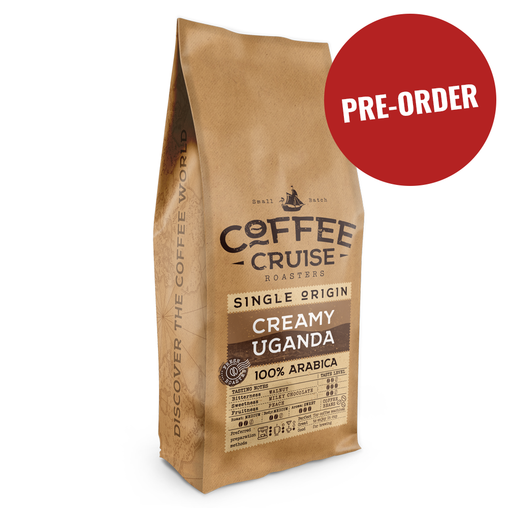 CREAMY UGANDA - Single Origin Coffee Beans, 1kg