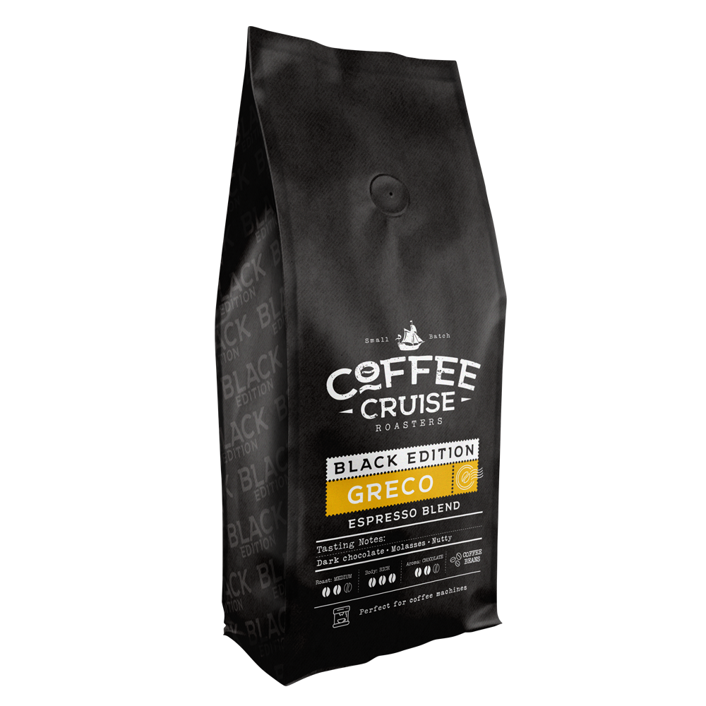 Coffee Cruise GRECO – Freshly Roasted Whole Bean Coffee, 1kg
