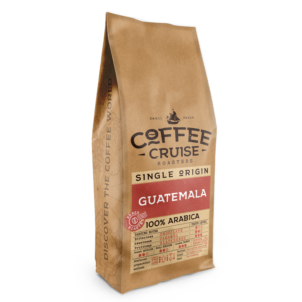 Coffee Cruise GUATEMALA – Freshly Roasted Whole Bean Coffee, 1kg