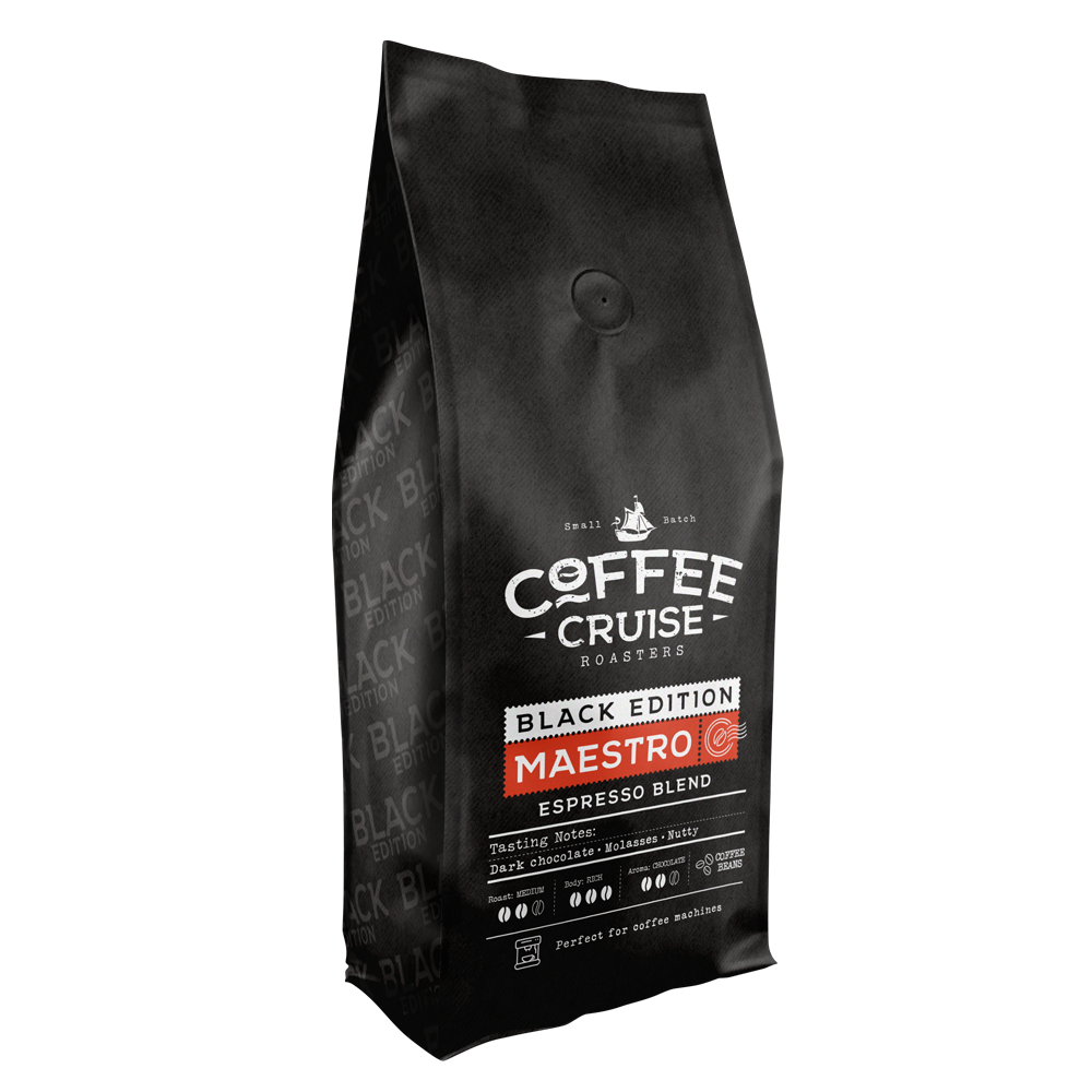 Coffee Cruise MAESTRO – Freshly Roasted Whole Bean Coffee, 1kg