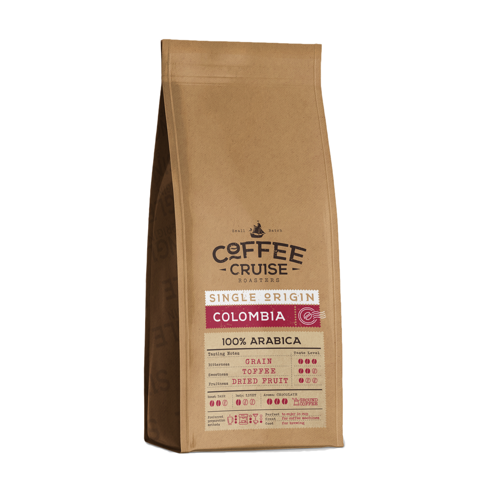 Coffee Cruise COLOMBIA – Freshly Roasted Ground Coffee, 250g