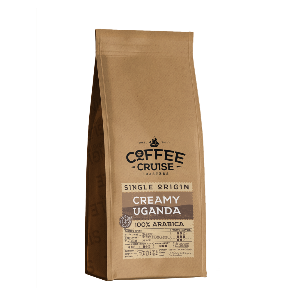 CREAMY UGANDA - Single Origin Ground Coffee, 250g