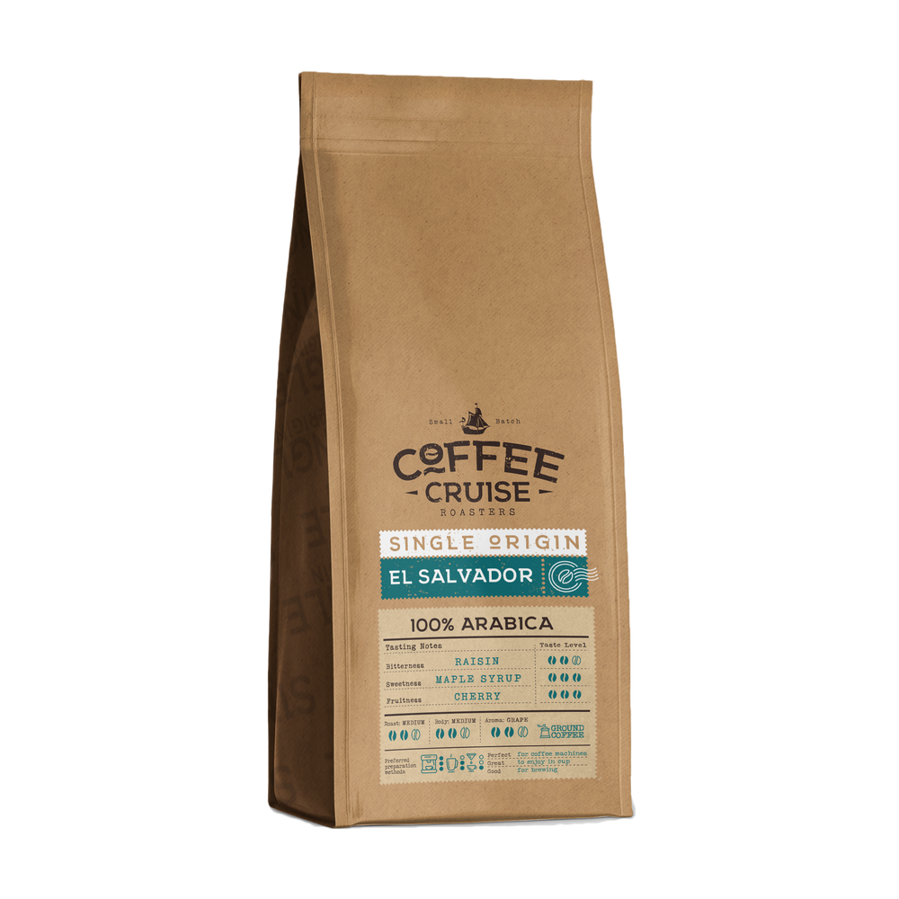 Coffee Cruise EL SALVADOR – Freshly Roasted Ground Coffee, 250g