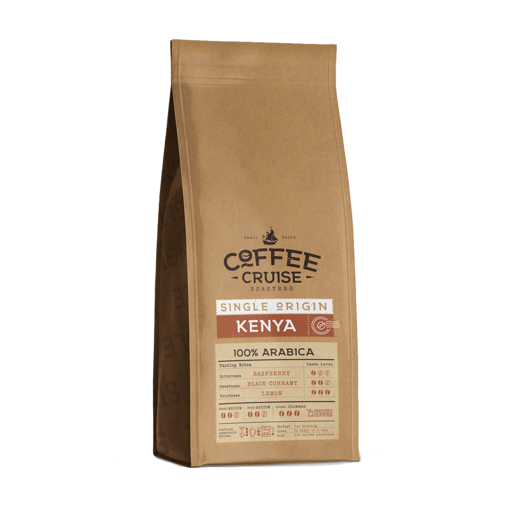 Coffee Cruise KENYA – Freshly Roasted Ground Coffee, 250g