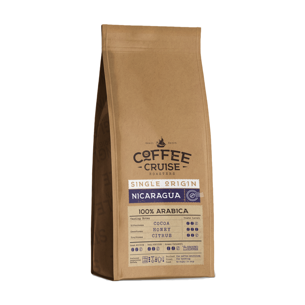 Coffee Cruise NICARAGUA – Freshly Roasted Ground Coffee, 250g