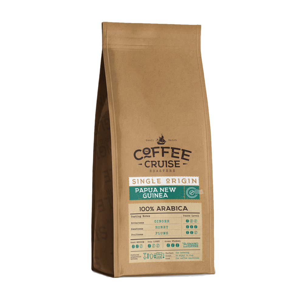 Coffee Cruise PAPUA NEW GUINEA – Freshly Roasted Ground Coffee, 250g